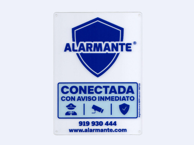 Placa Disuasoria Alarmante